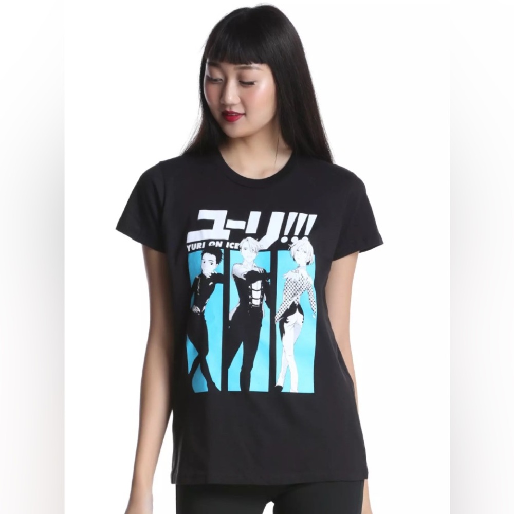 Yuri!!! On Ice Victor And Yuri Grand Prix Girls T-Shirt